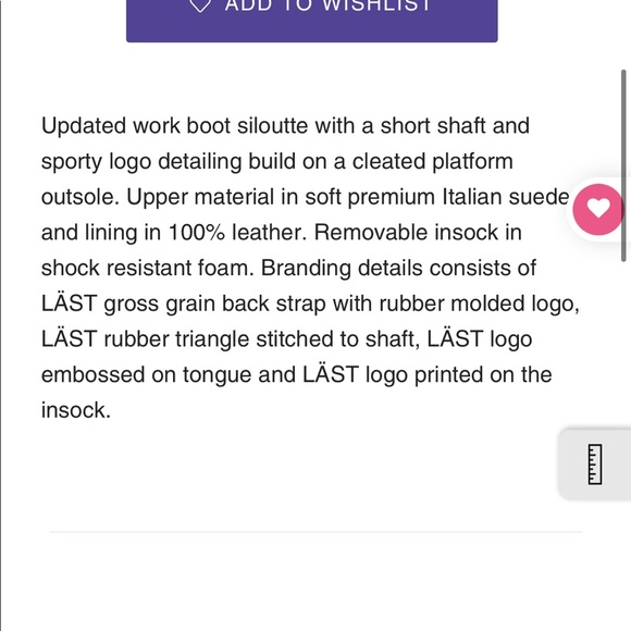 ***NWT*** LÄST Rocky Suede Boots - Picture 9 of 10